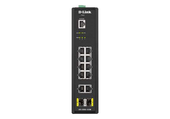 D-Link DIS-200G-12SW 10 x 10/100/1000Mbps ports with 2 SFP ports + Outdoor Switch